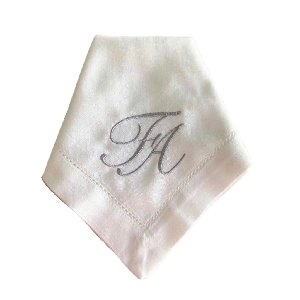 Servilleta de lino con bordado